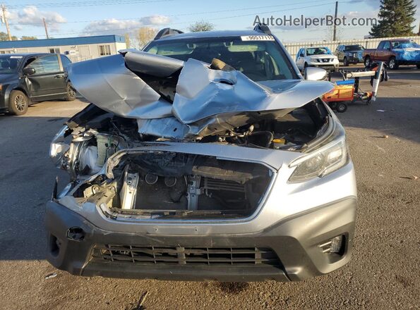 4S4BTAEC0L3101983 2020 SUBARU OUTBACK Серебряный Вид спереди