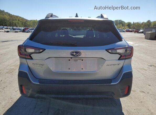 4S4BTAEC8L3138523 2020 SUBARU OUTBACK Silver Rear view
