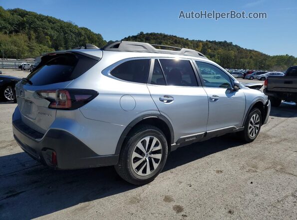 4S4BTAEC8L3138523 2020 SUBARU OUTBACK Silver Rear right