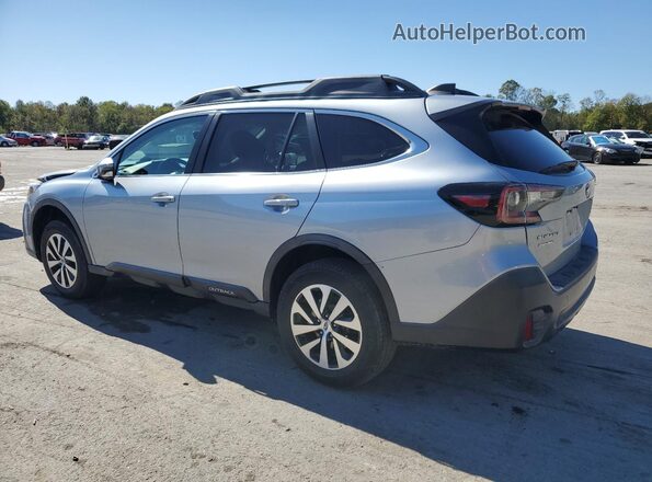 4S4BTAEC8L3138523 2020 SUBARU OUTBACK Silver Rear left