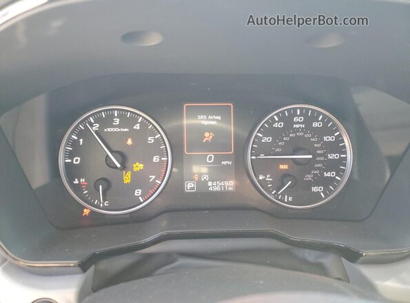 4S4BTAEC8L3138523 2020 SUBARU OUTBACK Silver Instrument cluster view