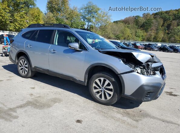 4S4BTAEC8L3138523 2020 SUBARU OUTBACK Silver Front right