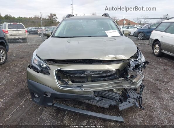4S4BTAFC1N3202144 2022 SUBARU OUTBACK Зеленый Вид задней части салона