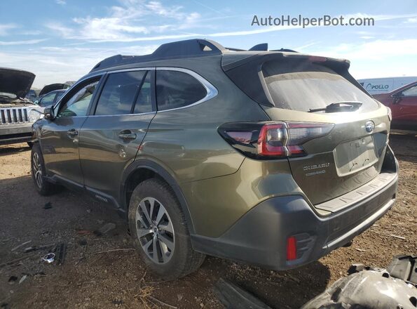 4S4BTAFC2M3154796 2021 SUBARU OUTBACK Green უკანა მარცხენა