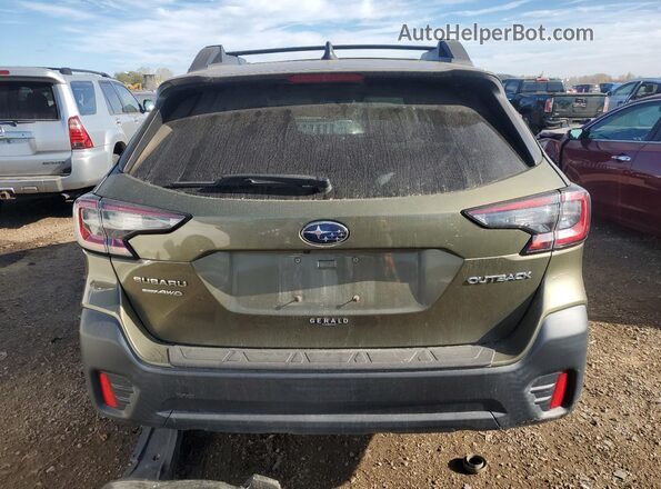 4S4BTAFC2M3154796 2021 SUBARU OUTBACK Green უკანა ხედი