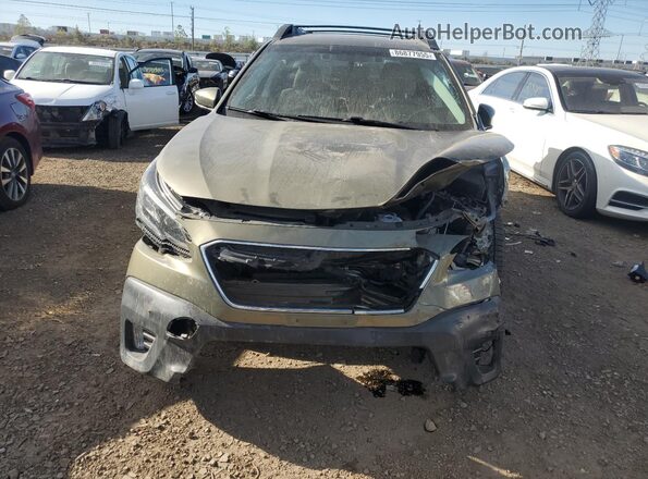 4S4BTAFC2M3154796 2021 SUBARU OUTBACK Green წინა ხედი