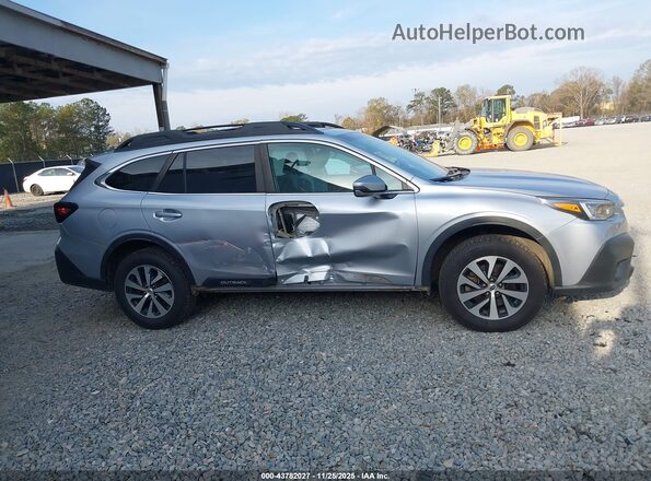 4S4BTAFC2N3176427 2022 SUBARU OUTBACK Серебряный Вид задней части салона