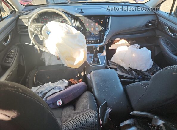 4S4BTAFC2N3191798 2022 SUBARU OUTBACK Красный Вид панели приборов