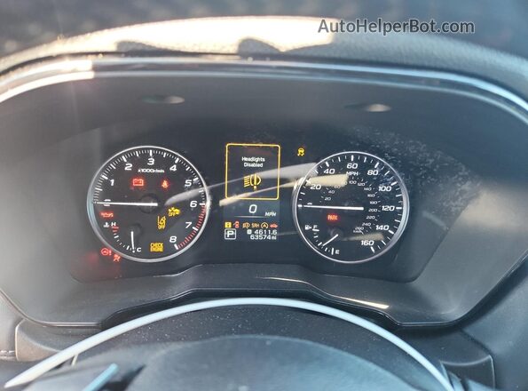 4S4BTAFC2N3191798 2022 SUBARU OUTBACK Красный Вид щитка приборов
