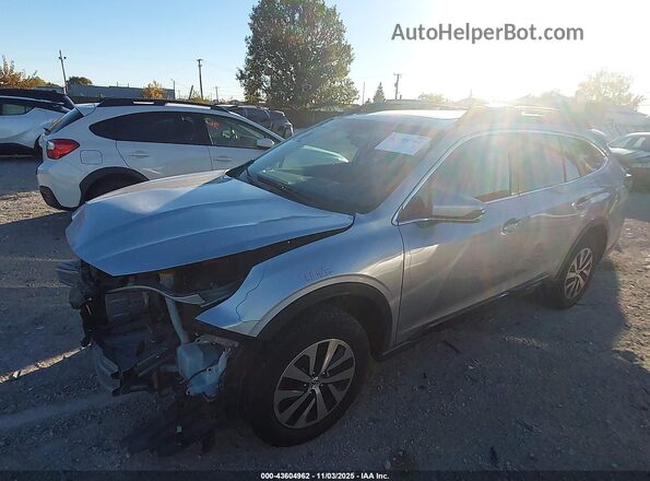 4S4BTAFC4N3248261 2022 SUBARU OUTBACK Silver Vista tres cuartos delantera izquierda