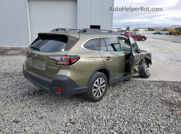 4S4BTAFC6N3211468 2022 SUBARU OUTBACK Green Trasero derecho