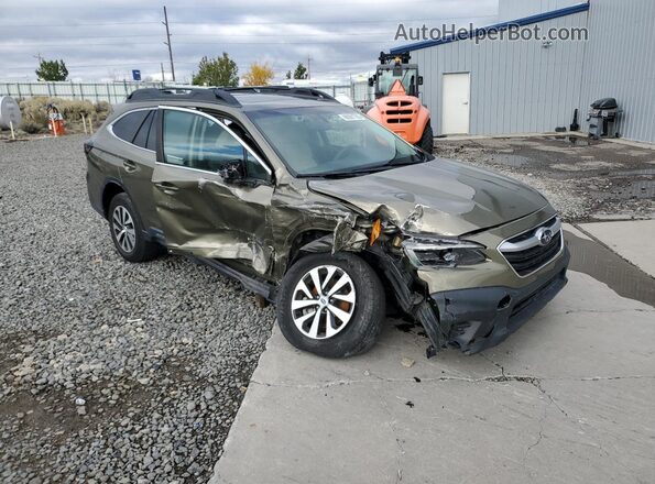 4S4BTAFC6N3211468 2022 SUBARU OUTBACK Green Delantero derecho