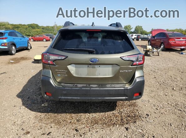 4S4BTAFC7R3138097 2024 SUBARU OUTBACK Green Widok z tyłu