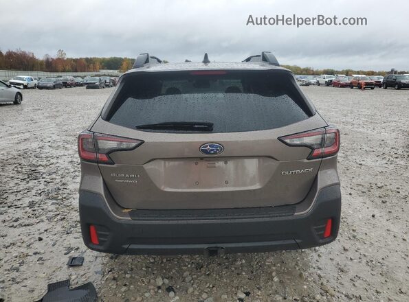 4S4BTAFC8M3201751 2021 SUBARU OUTBACK Beige Вид ззаду
