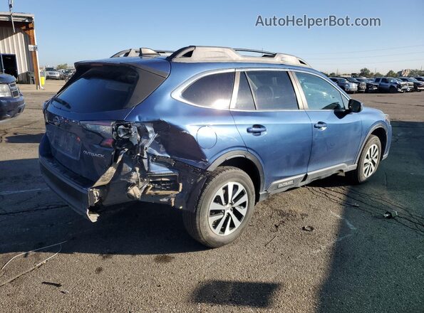 4S4BTAFC9M3175645 2021 SUBARU OUTBACK Blue Հետևի աջ