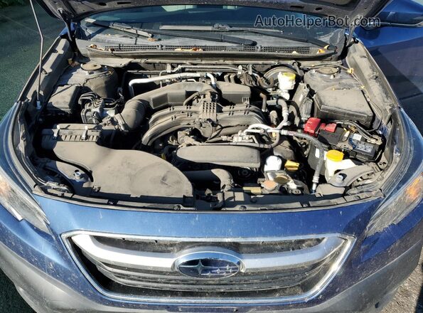 4S4BTAFC9M3175645 2021 SUBARU OUTBACK Blue Սալոնի հետևի տեսք