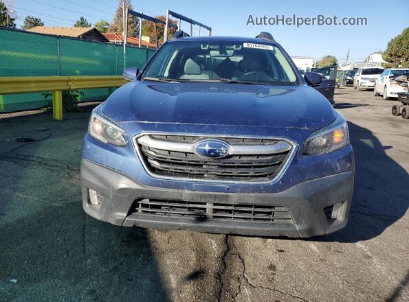 4S4BTAFC9M3175645 2021 SUBARU OUTBACK Blue Դիմացի տեսք