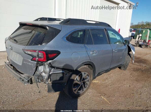 4S4BTALC2L3151402 2020 SUBARU OUTBACK Серебряный Задняя правая четверть