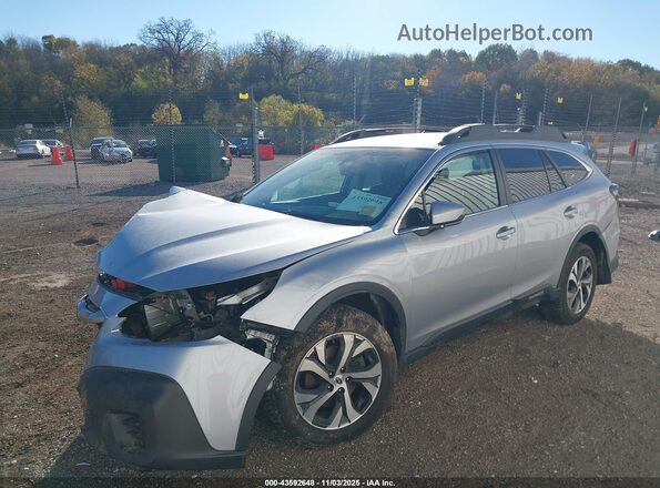 4S4BTALC2L3151402 2020 SUBARU OUTBACK Серебряный Передняя левая четверть