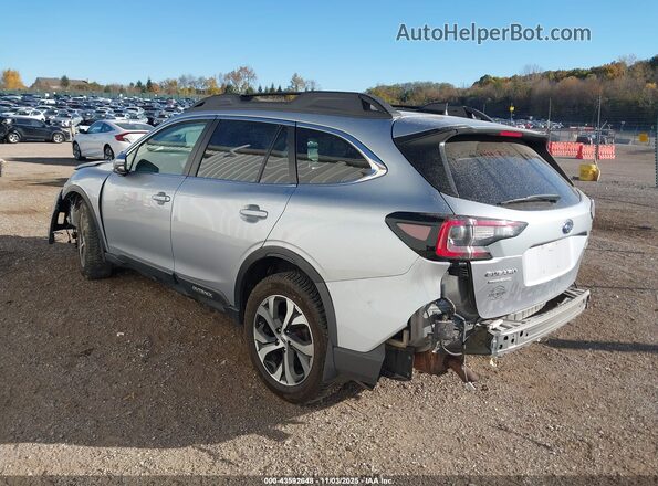 4S4BTALC2L3151402 2020 SUBARU OUTBACK Серебряный Задняя левая четверть