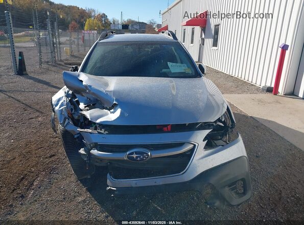 4S4BTALC2L3151402 2020 SUBARU OUTBACK Серебряный Вид задней части салона