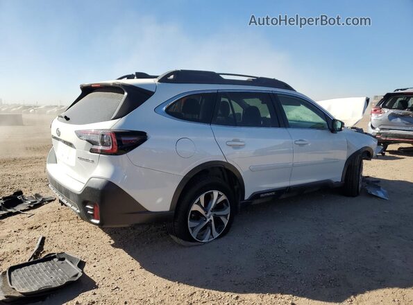 4S4BTALC2L3176333 2020 SUBARU OUTBACK White Задня права чверть