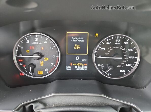 4S4BTALC2P3209157 2023 SUBARU OUTBACK Charcoal Instrument cluster view