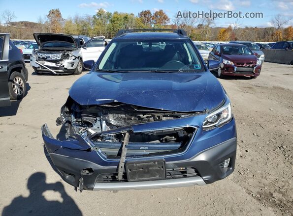 4S4BTALC8L3149119 2020 SUBARU OUTBACK Blue Вид спереду