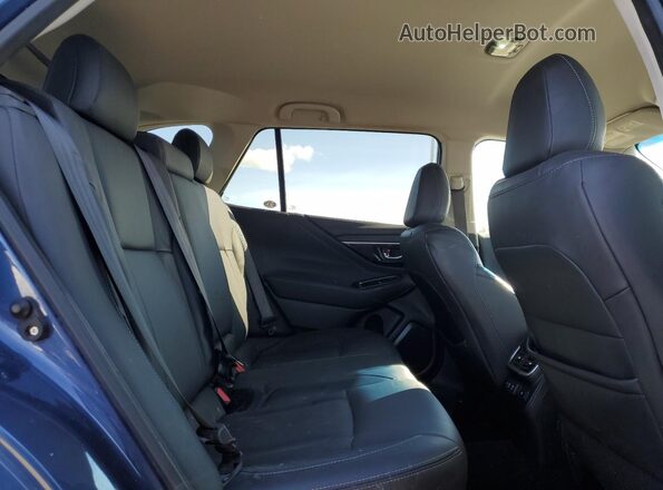 4S4BTALC8L3149119 2020 SUBARU OUTBACK Blue Вид задніх сидінь