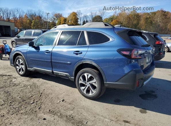 4S4BTALC8L3149119 2020 SUBARU OUTBACK Blue Задня ліва чверть