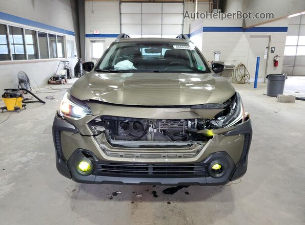 4S4BTALC9R3209157 2024 SUBARU OUTBACK Зеленый Вид спереди