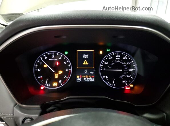 4S4BTALC9R3209157 2024 SUBARU OUTBACK Зеленый Вид щитка приборов