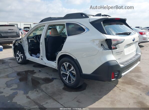 4S4BTAMC4M3123536 2021 SUBARU OUTBACK White Задня ліва чверть