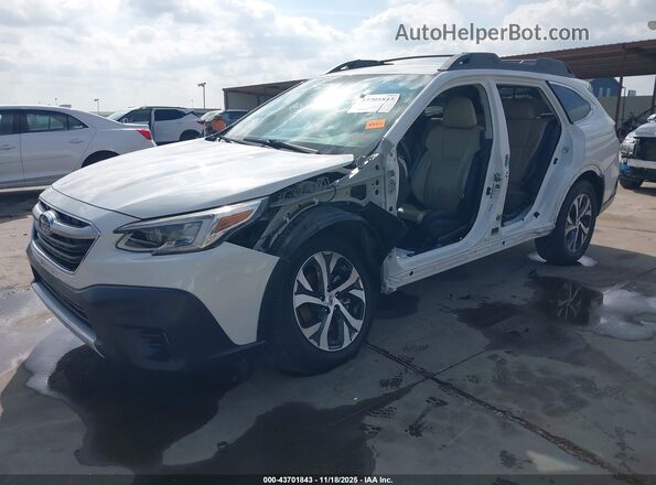 4S4BTAMC4M3123536 2021 SUBARU OUTBACK White Передня ліва чверть