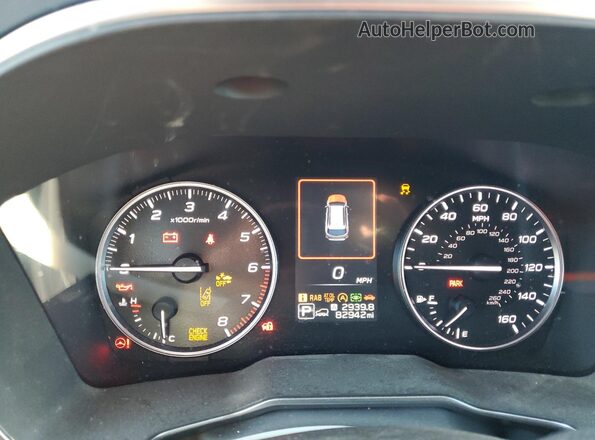 4S4BTANC0N3192367 2022 SUBARU OUTBACK Серый Вид щитка приборов