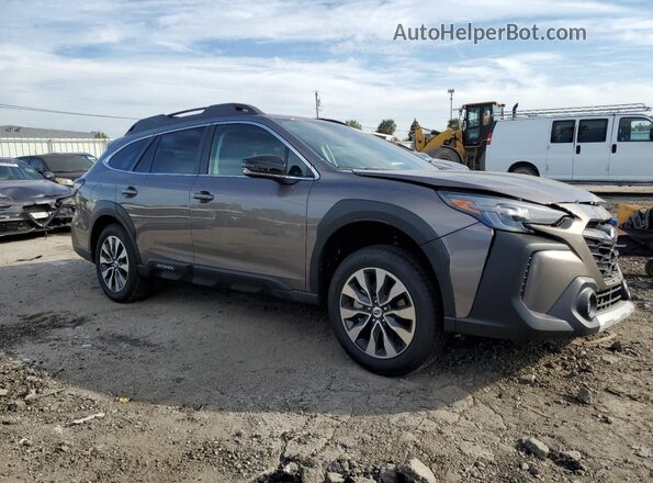 4S4BTANC0R3204409 2024 SUBARU OUTBACK Коричневый Передняя правая четверть
