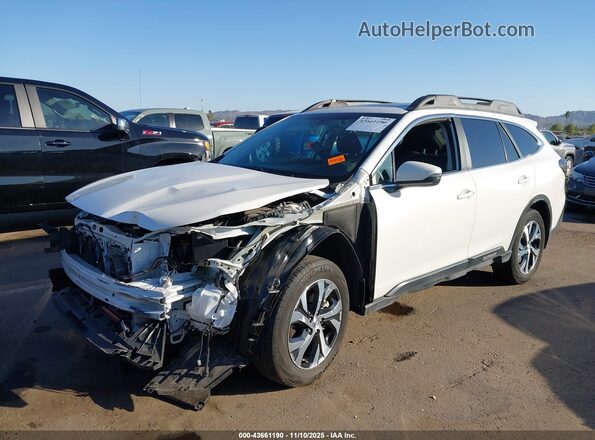 4S4BTANC4M3218578 2021 SUBARU OUTBACK Белый Вид спереди