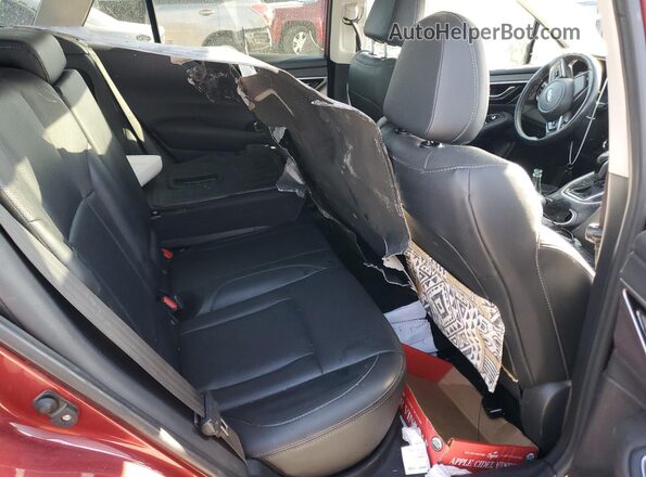 4S4BTANC6L3199188 2020 SUBARU OUTBACK Burgundy Widok tylnych siedzeń