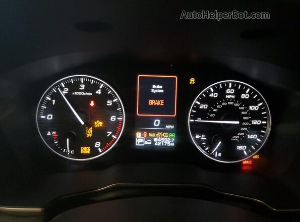 4S4BTAPCXR3136164 2024 SUBARU OUTBACK Черный Вид щитка приборов