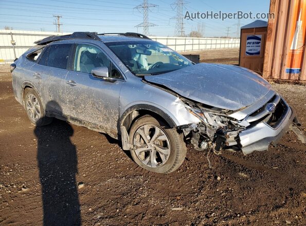 4S4BTGND2N3202523 2022 SUBARU OUTBACK Серебряный Передняя правая четверть