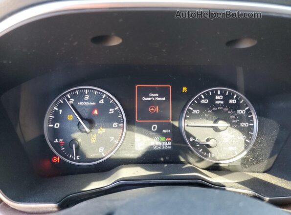4S4BTGPD0L3121983 2020 SUBARU OUTBACK Черный Вид щитка приборов