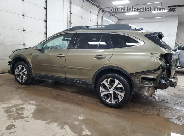 4S4BTGPD0N3272440 2022 SUBARU OUTBACK Green Հետևի ձախ