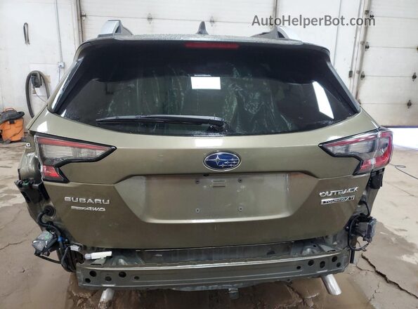 4S4BTGPD0N3272440 2022 SUBARU OUTBACK Green Հետևի տեսք
