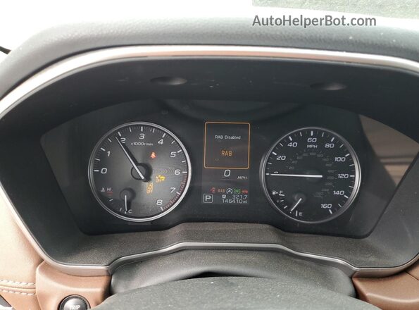 4S4BTGPD1M3181708 2021 SUBARU OUTBACK White ხელსაწყოთა პანელის ხედი