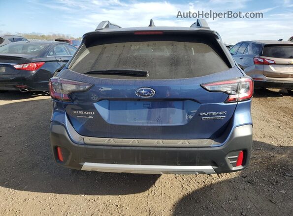 4S4BTGPD1N3268655 2022 SUBARU OUTBACK Blue Widok z tyłu