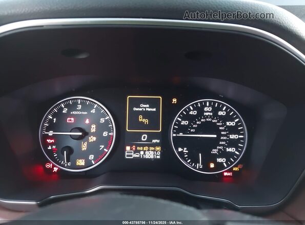 4S4BTGPD3N3271797 2022 SUBARU OUTBACK Черный Вид задних сидений