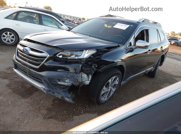 4S4BTGPD3N3271797 2022 SUBARU OUTBACK Черный Передняя левая четверть