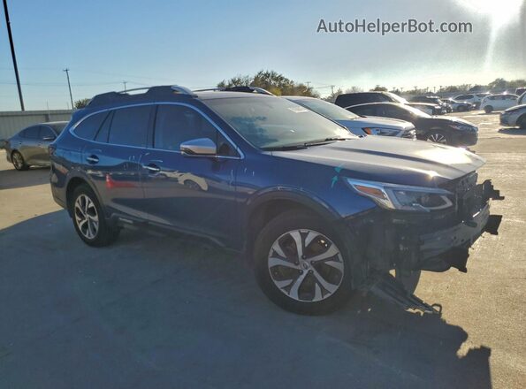 4S4BTGPD4L3124000 2020 SUBARU OUTBACK Blue Передня права чверть