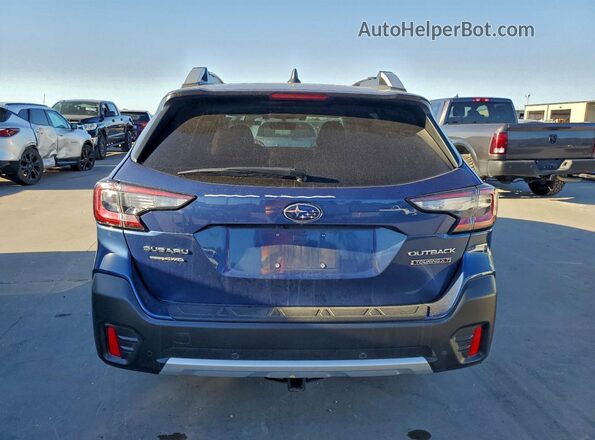 4S4BTGPD4L3124000 2020 SUBARU OUTBACK Blue Вид ззаду