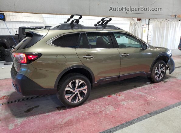 4S4BTGPD6M3175306 2021 SUBARU OUTBACK Green 